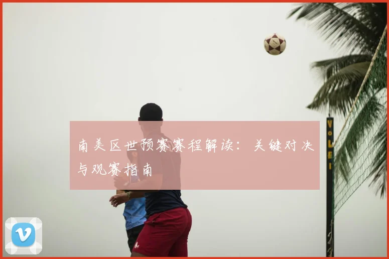 南美区世预赛赛程解读：关键对决与观赛指南