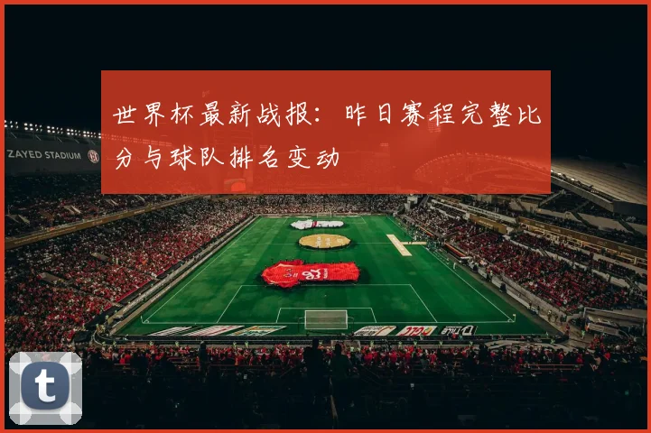 世界杯最新战报：昨日赛程完整比分与球队排名变动