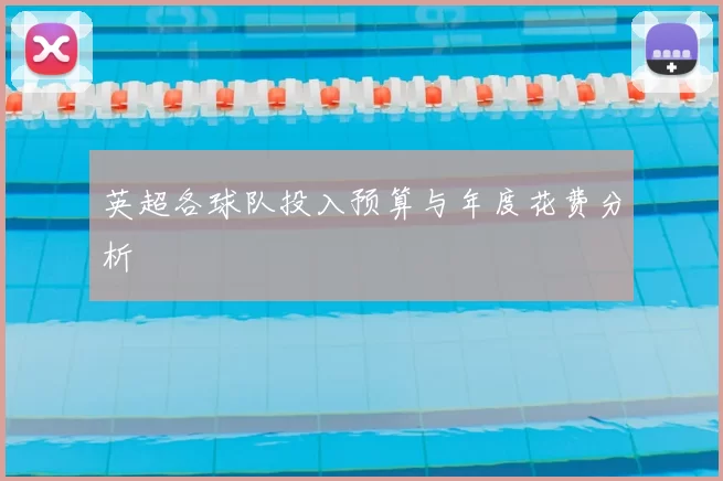 英超各球队投入预算与年度花费分析