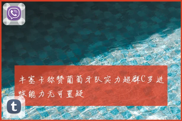 丰塞卡称赞葡萄牙队实力超群C罗进球能力无可置疑